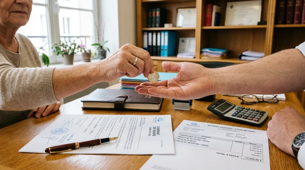 découvrez les frais de notaire réels lors d'une vente à 1 euro symbolique et comprenez toutes les charges associées à cette transaction immobilière particulière.